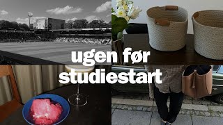 VLOG ugen før studiestart [upl. by Froh]