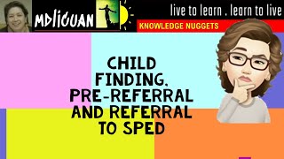 Child Find PreReferral and Referral to SPED [upl. by Grant]