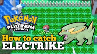 How to catch ELECTRIKE in Pokemon Platinum [upl. by Allerus]