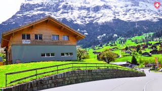 Interlaken to Grindelwald Switzerland  A Beautiful Drive in Switzerland 4K  swiss [upl. by Dnallor510]