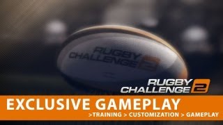 Rugby Challenge 2  EXCLUSIVE GAMEPLAY  New Moves Customization and Gameplay [upl. by Storer]