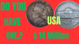 TOP 7 MOST EXPENSIVE USA JEFFERSON NICKELS WORTH A LOT OF MONEY [upl. by Lemrahc]