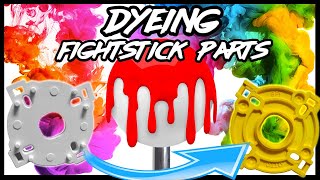 Arcade parts to DYE for  Dyeing fightstick components DIY [upl. by Prochoras784]