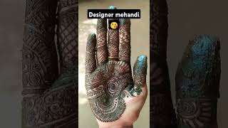 New designer mehandi 👌 bridal mehandi stylish 💚 [upl. by Kevan]