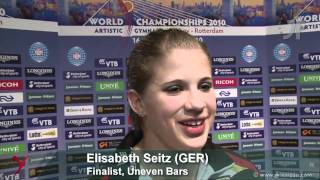 In Interview Elizabeth Tweddle GBR and Elisabeth SEITZ GER [upl. by Hsur]