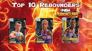 Top 10 Rebounders in NBA 2K Playgrounds 2 [upl. by Aryam]