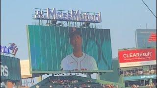 Boston Red Sox starting lineup intro July 2024 [upl. by Yennej686]