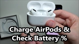 How to Charge AirPods Pro amp Check Battery [upl. by Booker536]