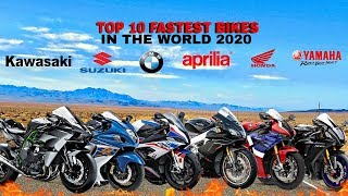 Top 10 Fastest Bikes In The World 2020 [upl. by Wrennie]