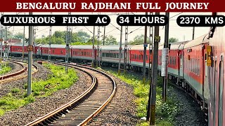 Namma Rajdhani  Bengaluru Rajdhani Full Journey in Luxurious First AC [upl. by Ruscher12]