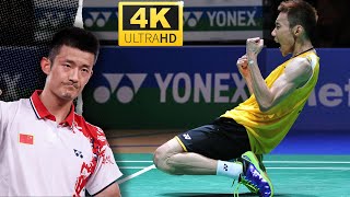 4K60FPS  MS  Lee Chong Wei vs Chen Long  Badminton All England Open [upl. by Lysander594]