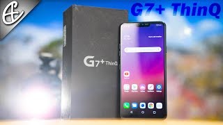 LG G7 Plus  G7 ThinQ Unboxing amp Hands On Overview [upl. by Willie]