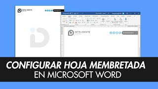 Configurar Hoja Membretada en Word [upl. by Fidelity]