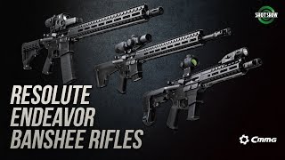 CMMG Resolute Endeavor Bansheee Rifles  SHOT Show 2019 [upl. by Ykciv371]