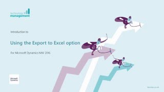 Dynamics NAV 2016 Using the Export to Excel option [upl. by Nahsar]