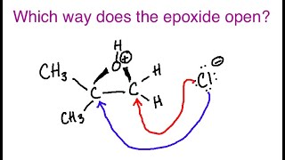 Acid Catalyzed Epoxide Openings  How do I know which product forms [upl. by Cordeelia]