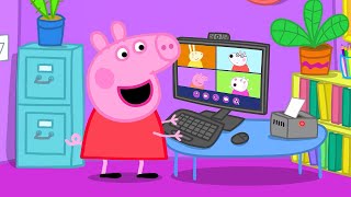 Video Call Chaos 📹  Peppa Pig Tales Full Episodes [upl. by Hagan]