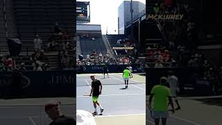 John McEnroe  Patrick McEnroe Vs Jimmy Arias  Henri Leconte US Open Tennis [upl. by Gothard112]