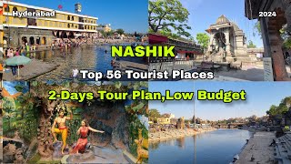 Nashik Full Tour Plan Telugu  Top 56 Tourist Places ampBudget  Panchavati  Sita Gufa Trimbakeshwar [upl. by Bazil]