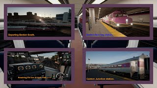 Train Sim World 2  Rush Hour  Boston Sprinter  MBTA F40PH3C  Stoughton Train 905 [upl. by Apul]