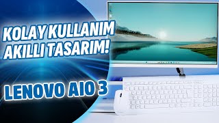 TÜM AİLE İÇİN BİR BİLGİSAYAR Lenovo AIO 3 İnceleme [upl. by Mcgraw]