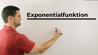 Exponentialfunktion aufstellen mit 2 Punkten Funktionsgleichung bestimmen  Mathe by Daniel Jung [upl. by Attemaj]