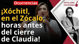 AstilleroInforma  Chiflidos y rechazo a Xóchitl por ¿provocación de madrugada en el Zócalo [upl. by Nairod632]