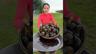 Snail crispy cook recipe shortvideo shorts cooking food recipe [upl. by Odlaw]