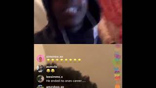 Canking and Reubz4k beefingtalking on Instagram live over Asmxlls and Lee Simms beef🤭😂 [upl. by Ludewig]