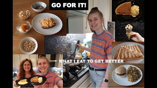 what I eat in a day  becoming the best version of myself  GO FOR IT  anorexia recovery [upl. by Andros]