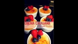 Como hacer Crema Catalana o Creme Brulee [upl. by Sihtam98]