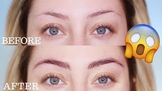 HOW TO TINT YOUR EYEBROWS  Glamnanne [upl. by Turpin]