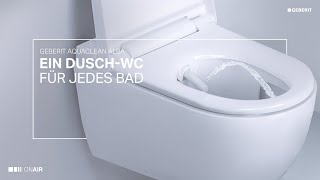 Ein DuschWC für jedes Bad Geberit AquaClean Alba  Neuheiten Preview 2024 [upl. by Rebeh588]