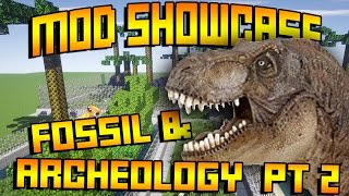 Fossils and Archeology  Dinosaurios en Minecraft  Mods para Minecraft 1122 🦖 [upl. by Eusebio612]