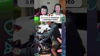 Cuando te enseñan a manejar moto🇲🇽😂 [upl. by Leirrad]