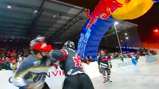 Red Bull Crashed Ice  first ever Fight full race [upl. by Garlinda265]