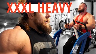 HEAVY BREATHING BODYBUILDERS  OFF SEASON BACK WORKOUT [upl. by Conyers]