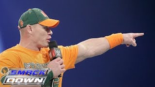 John Cena kicks off the first SmackDown on USA Network SmackDown January 7 2016 [upl. by Basia]