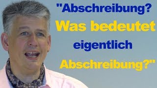 Was ist afa Abschreibung AfA Abschreibung was ist das [upl. by Onaicnop264]