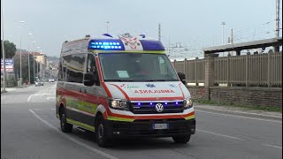 Ambulanza Croce Azzurra Sirolo in Emergenza  Italian Ambulance in Emergency [upl. by Niple]