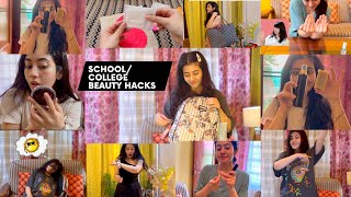 10 Amazing Teen SchoolCollege Lifestyle amp Beauty Hacks you must know Shef hacks beauty skincare [upl. by Mehalek]