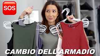 CAMBIO DELLARMADIO amp DECLUTTERING DEI VESTITI ESTIVI [upl. by Arodoet988]