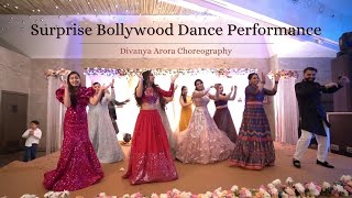 SURPRISE WEDDING RECEPTION DANCE PERFORMANCE FOR BROTHER  Wedding Choreography  Divanya Arora [upl. by Meeka]