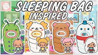 SLEEPING BAG INSPIRED 😴🧸✨ TOCA LIFE WORLD 🌎 [upl. by Collete]