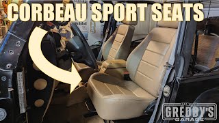 Corbeau Sport Seats Installed in the TJ [upl. by Ellis]