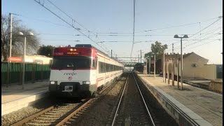 CAB RIDE Benacazón a Sevilla Tren Renfe Cercanías  Time Lapse [upl. by Eiro]