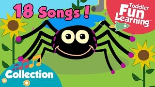 Incy Wincy Spider and More Nursery Rhymes for children  Children Songs  Toddler Fun Learning [upl. by Galina]