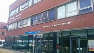 St Georges Hospital Tooting London [upl. by Ibocaj]