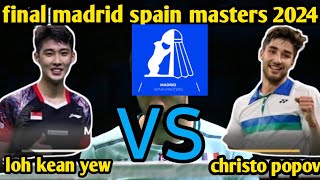 Master Class Loh Kean Yews Defensive Skills in Spain Masters Final [upl. by Aissak148]