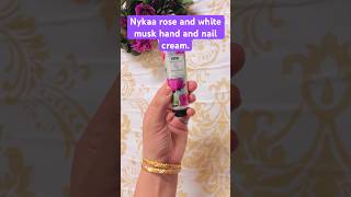 Nykaa rose and white musk hand and nail cream nykaa handcream softhands smoothhands handcare [upl. by Onirotciv46]